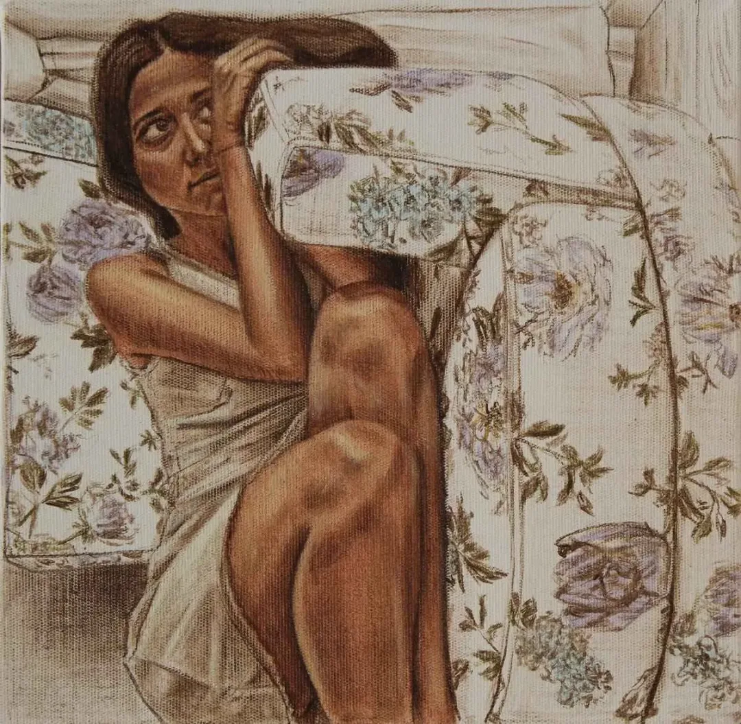 RUGÜL SERBEST — “isimsiz”, 2015 "isimsiz" eseri RUGÜL SERBEST tarafından 2015 yılında 25x25 cm ölçülerinde Tuval üzeri akrilik boya tekniği ile yapılmıştır.