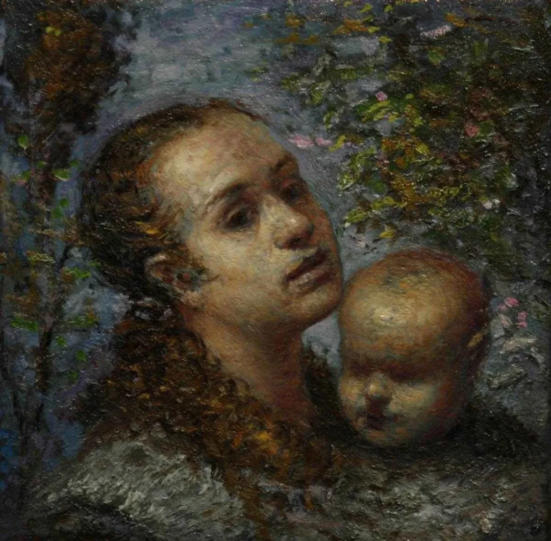 SERTAP YEĞİN — “Anne ve bebek”, 2015 "Anne ve bebek" eseri SERTAP YEĞİN tarafından 2015 yılında 25x25 cm ölçülerinde Tuval üzeri yağlı boya tekniği ile yapılmıştır.