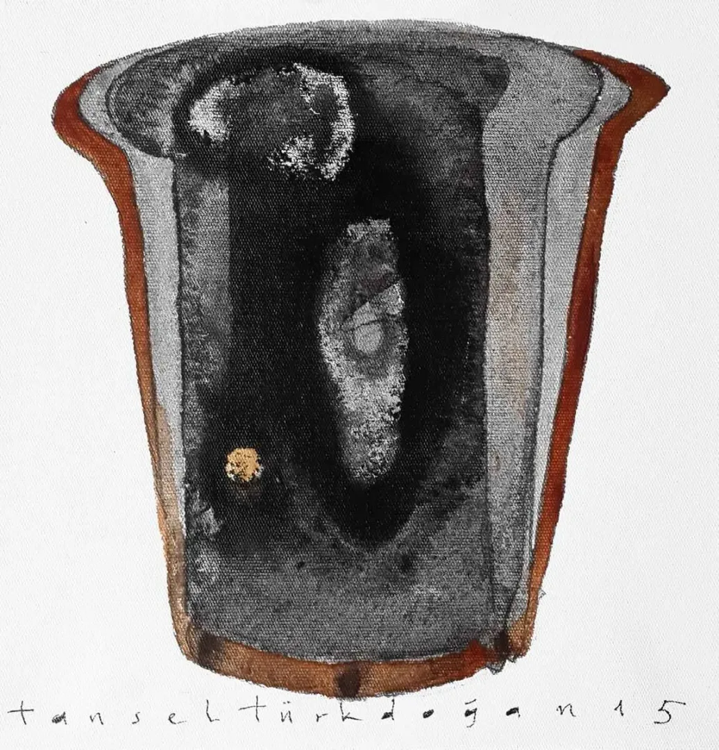 TANSEL TÜRKDOĞAN — “Sanatçı Nesneleri”, 2015 "Sanatçı Nesneleri" eseri TANSEL TÜRKDOĞAN tarafından 2015 yılında 25x25 cm ölçülerinde Tuval üzeri akrilik boya tekniği ile yapılmıştır.