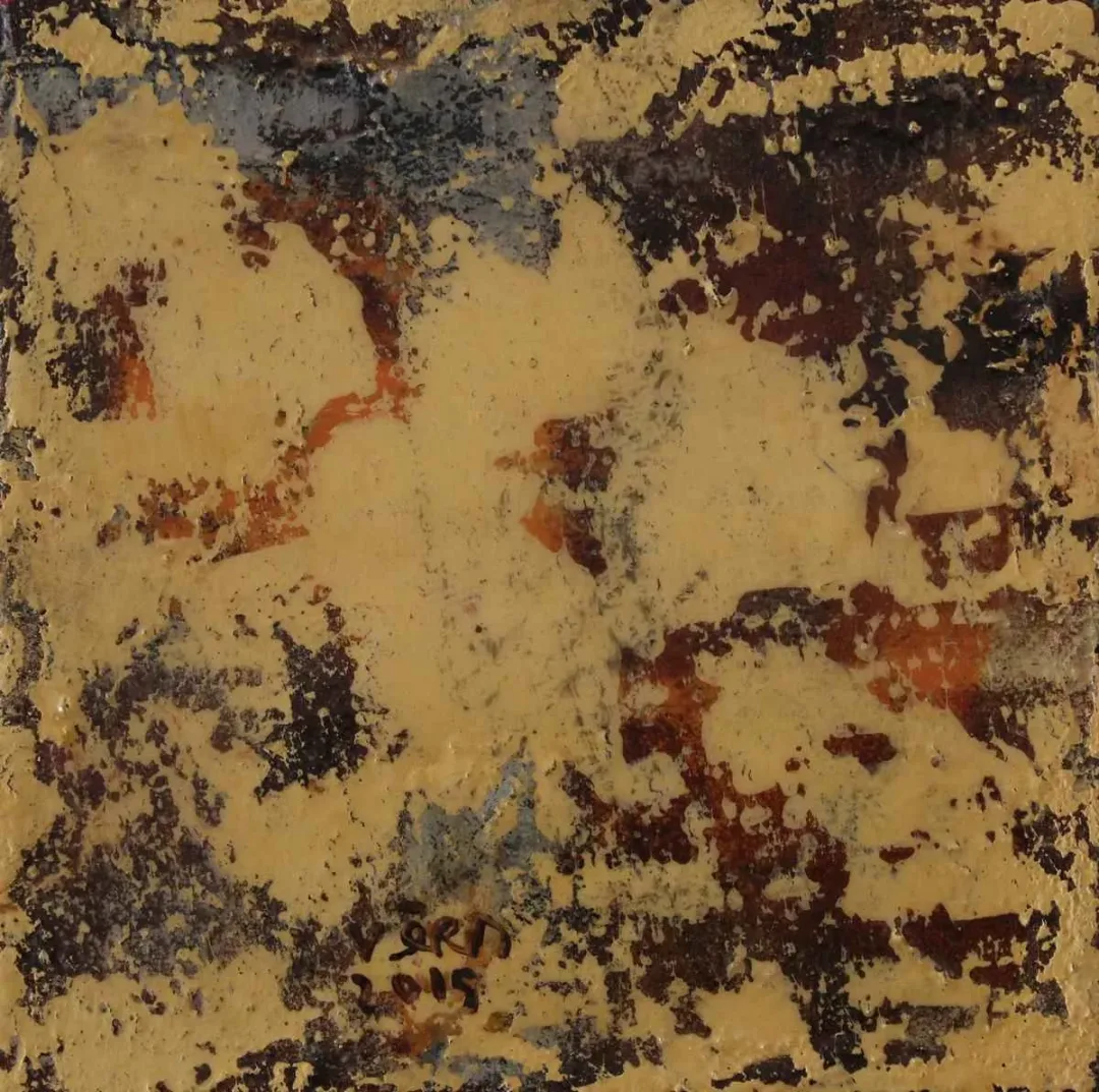 VEDAT ÖRS — “isimsiz”, 2015 "isimsiz" eseri VEDAT ÖRS tarafından 2015 yılında 25x25 cm ölçülerinde Tuval üzeri karışık teknik tekniği ile yapılmıştır.