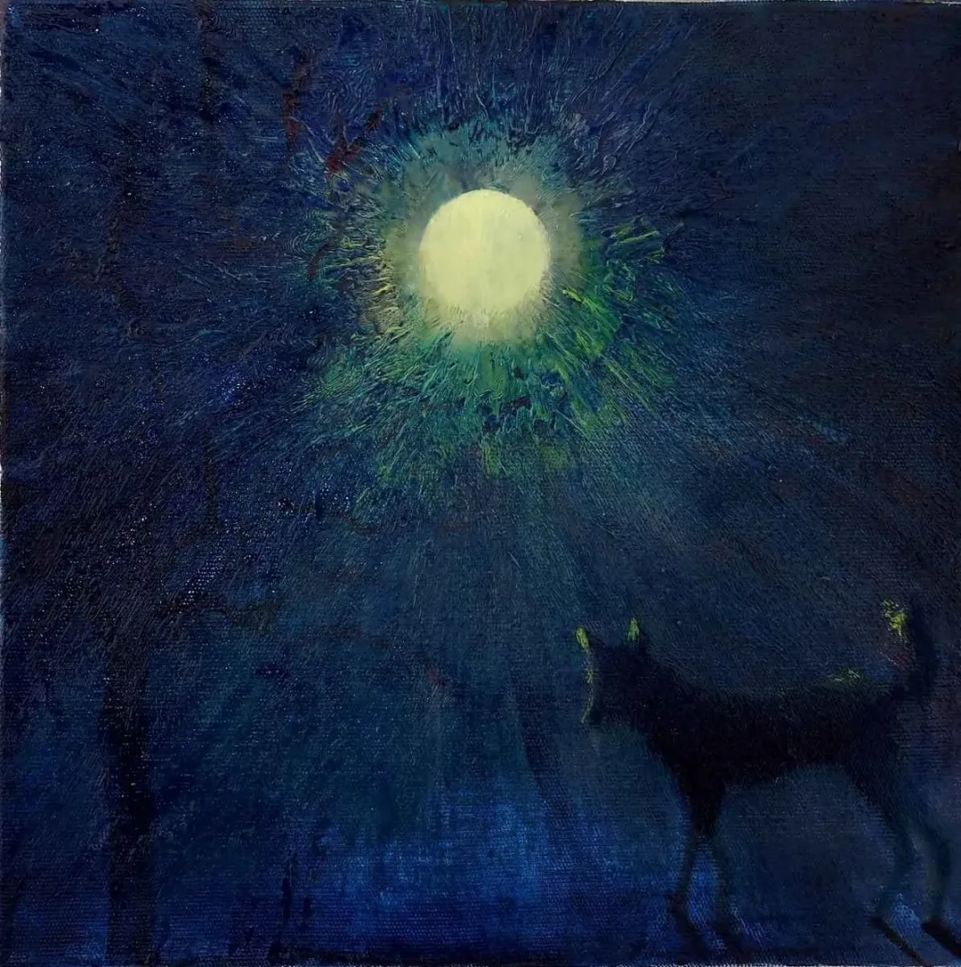 YUSUF ŞENGÜR — “isimsiz”, 2015 "isimsiz" eseri YUSUF ŞENGÜR tarafından 2015 yılında 25x25 cm ölçülerinde Tuval üzeri yağlı boya tekniği ile yapılmıştır.