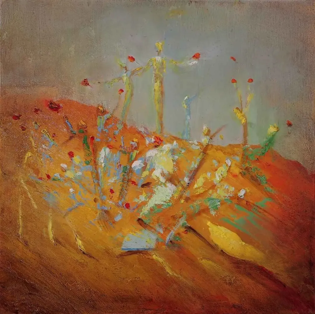 YUSUF ŞENGÜR — “isimsiz”, 2015 "isimsiz" eseri YUSUF ŞENGÜR tarafından 2015 yılında 25x25 cm ölçülerinde Tuval üzeri yağlı boya tekniği ile yapılmıştır.