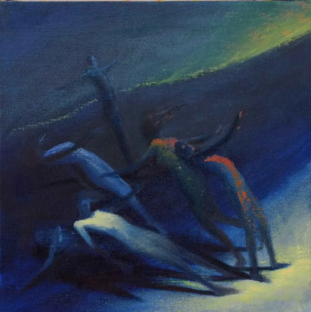 YUSUF ŞENGÜR — “isimsiz”, 2015 "isimsiz" eseri YUSUF ŞENGÜR tarafından 2015 yılında 25x25 cm ölçülerinde Tuval üzeri yağlı boya tekniği ile yapılmıştır.