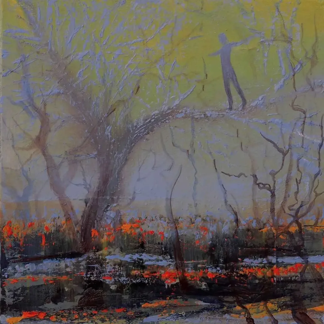 YUSUF ŞENGÜR — “isimsiz”, 2015 "isimsiz" eseri YUSUF ŞENGÜR tarafından 2015 yılında 25x25 cm ölçülerinde Tuval üzeri yağlı boya tekniği ile yapılmıştır.