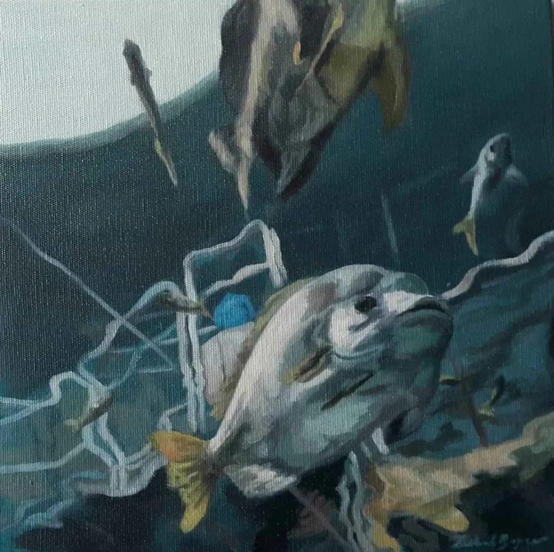 ZUHAL BAYSAR — “isimsiz”, 2015 "isimsiz" eseri ZUHAL BAYSAR tarafından 2015 yılında 25x25 cm ölçülerinde Tuval üzeri yağlı boya tekniği ile yapılmıştır.