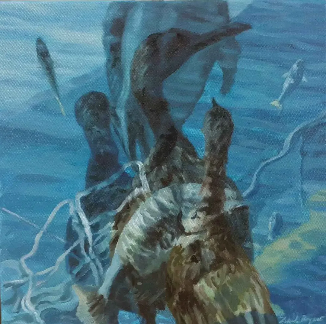 ZUHAL BAYSAR — “isimsiz”, 2015 "isimsiz" eseri ZUHAL BAYSAR tarafından 2015 yılında 25x25 cm ölçülerinde Tuval üzeri yağlı boya tekniği ile yapılmıştır.