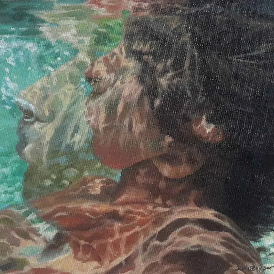 ZUHAL BAYSAR — “isimsiz”, 2015 "isimsiz" eseri ZUHAL BAYSAR tarafından 2015 yılında 25x25 cm ölçülerinde Tuval üzeri yağlı boya tekniği ile yapılmıştır.