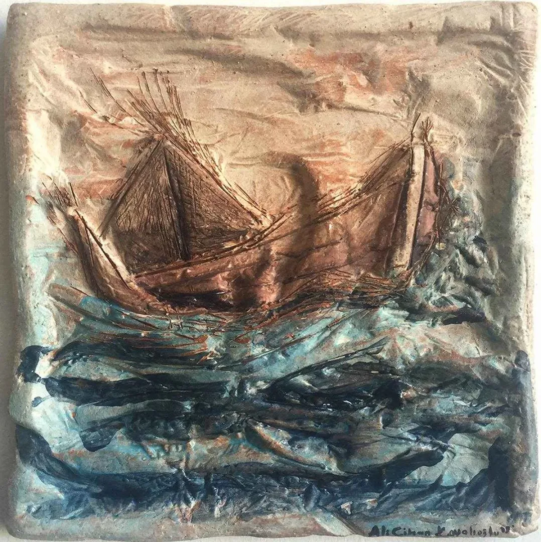 ALİ CİHAN KAYALIOĞLU — “isimsiz”, 2015 "isimsiz" eseri ALİ CİHAN KAYALIOĞLU tarafından 2015 yılında 25x25 cm ölçülerinde Seramik tekniği ile yapılmıştır.