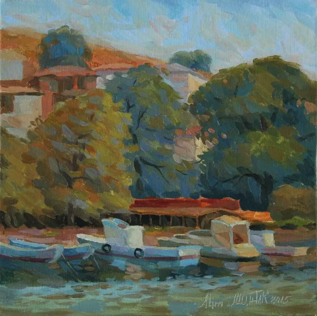 ALİM MUHTAR — “isimsiz”, 2015 "isimsiz" eseri ALİM MUHTAR tarafından 2015 yılında 25x25 cm ölçülerinde Tuval üzeri yağlı boya tekniği ile yapılmıştır.