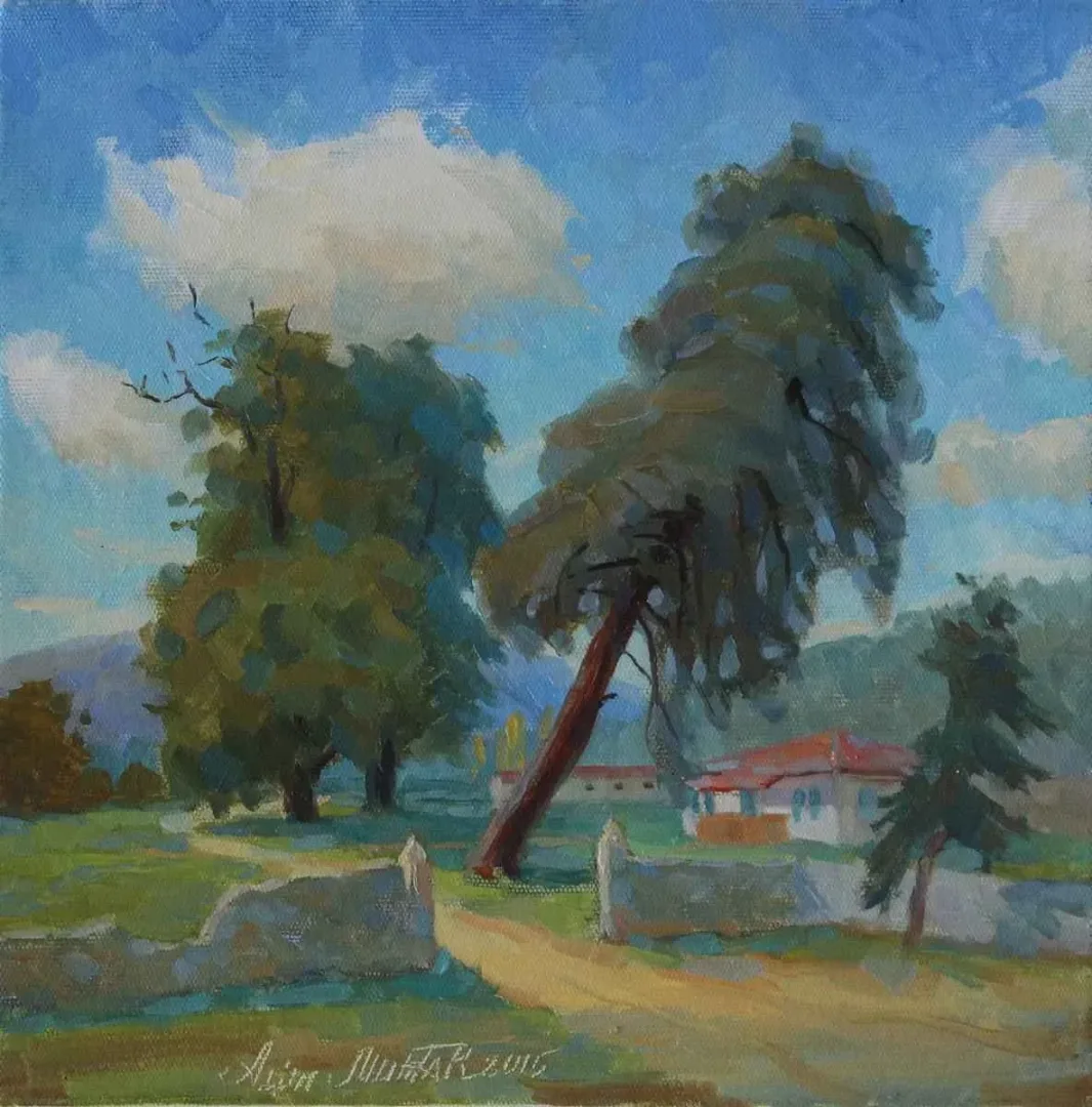 ALİM MUHTAR — “isimsiz”, 2015 "isimsiz" eseri ALİM MUHTAR tarafından 2015 yılında 25x25 cm ölçülerinde Tuval üzeri yağlı boya tekniği ile yapılmıştır.