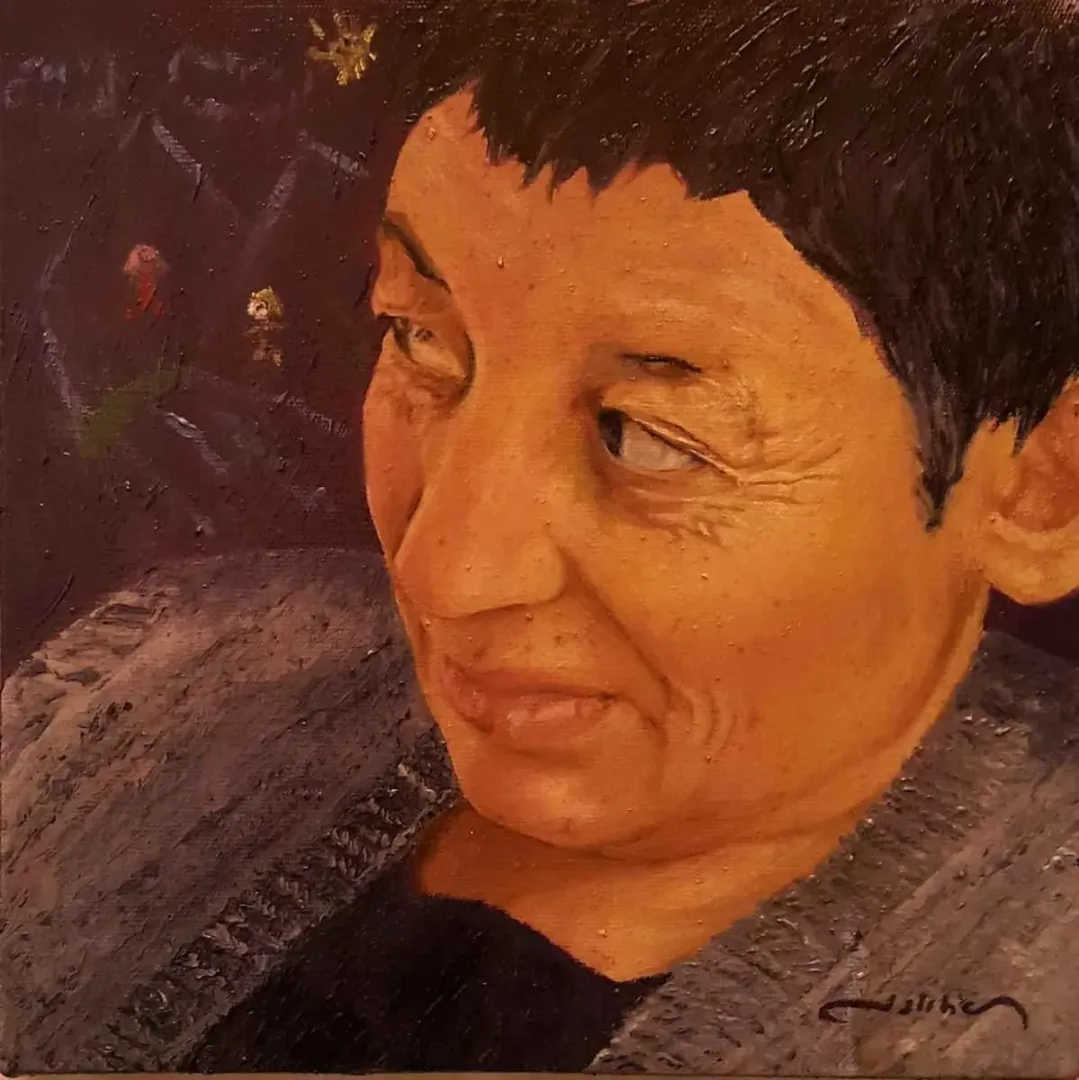 ASLIHAN İPEK — “Adım Özgürlük”, 2015 "Adım Özgürlük" eseri ASLIHAN İPEK tarafından 2015 yılında 25x25 cm ölçülerinde Tuval üzeri yağlı boya tekniği ile yapılmıştır.