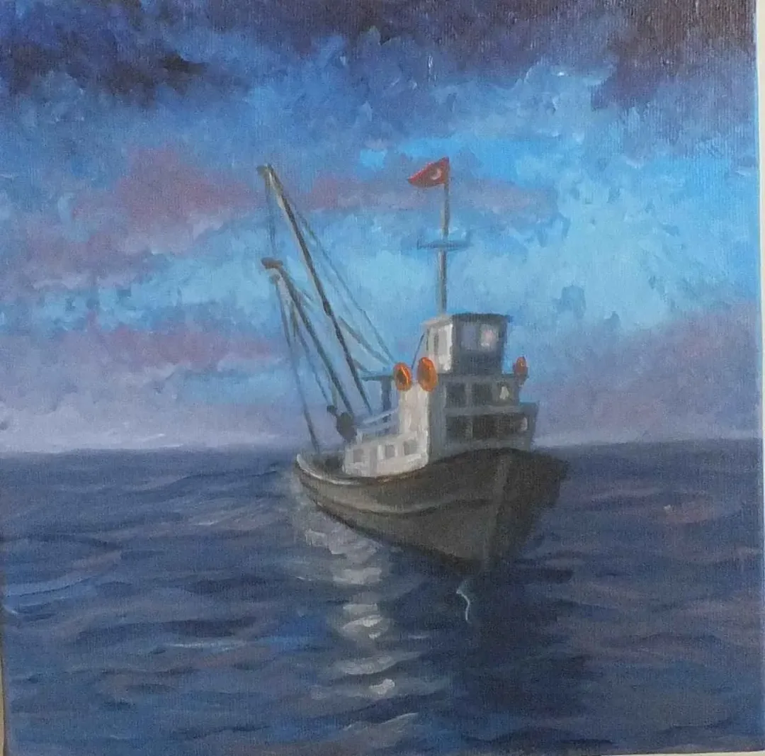 DEVRİM DEMİRAL — “Motor”, 2015 "Motor" eseri DEVRİM DEMİRAL tarafından 2015 yılında 25x25 cm ölçülerinde Tuval üzeri yağlı boya tekniği ile yapılmıştır.