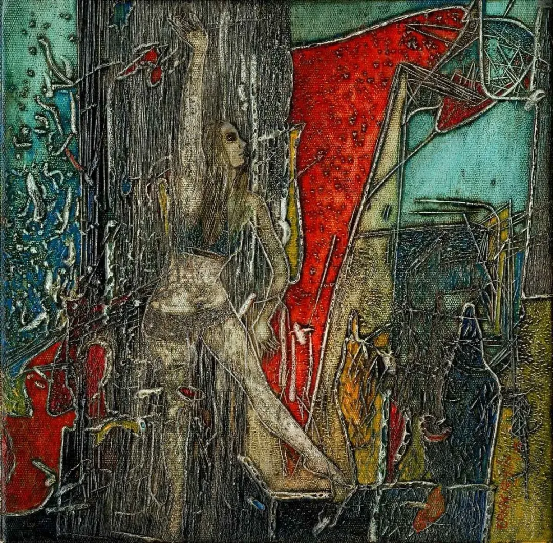ERKİN KESKİN — “isimsiz”, 2015 "isimsiz" eseri ERKİN KESKİN tarafından 2015 yılında 25x25 cm ölçülerinde Tuval üzeri yağlı boya tekniği ile yapılmıştır.