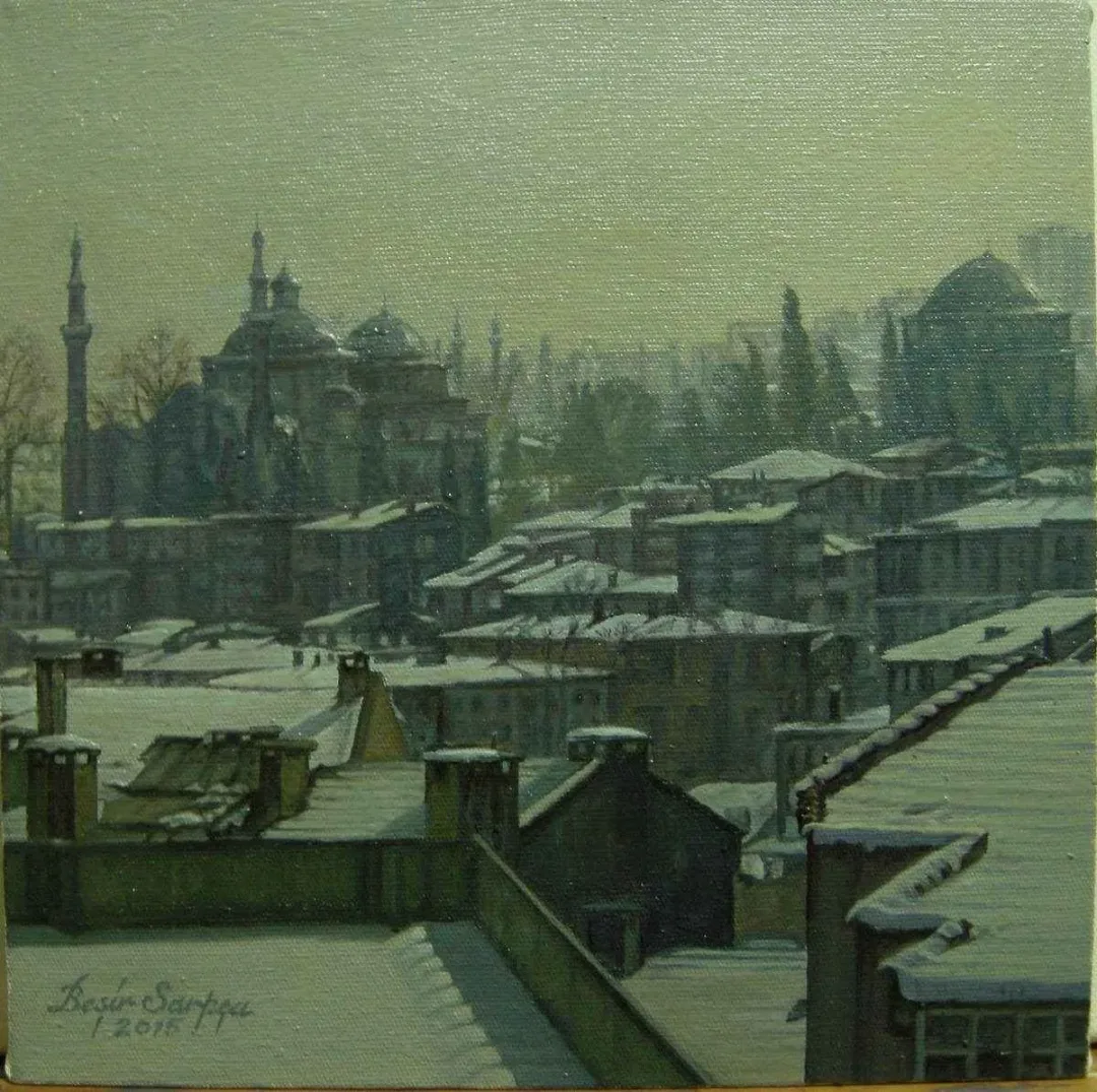 BEŞİR SARPÇA — “isimsiz”, 2015 "isimsiz" eseri BEŞİR SARPÇA tarafından 2015 yılında 25x25 cm ölçülerinde Tuval üzeri yağlı boya tekniği ile yapılmıştır.
