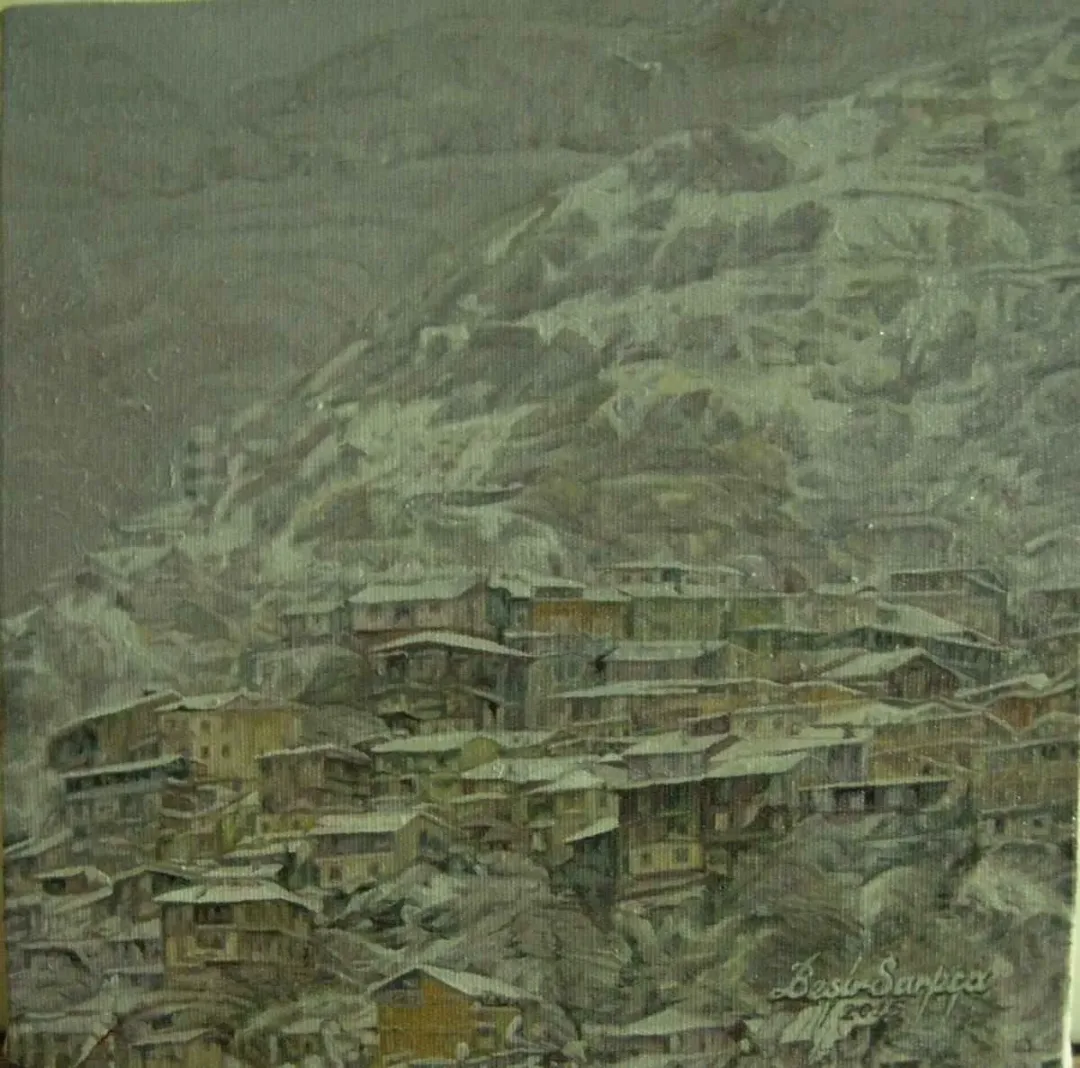 BEŞİR SARPÇA — “isimsiz”, 2015 "isimsiz" eseri BEŞİR SARPÇA tarafından 2015 yılında 25x25 cm ölçülerinde Tuval üzeri yağlı boya tekniği ile yapılmıştır.