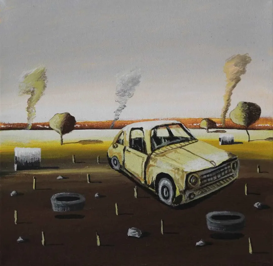 HAKAN ADA — “isimsiz”, 2015 "isimsiz" eseri HAKAN ADA tarafından 2015 yılında 25x25 cm ölçülerinde Tuval üzeri akrilik boya tekniği ile yapılmıştır.