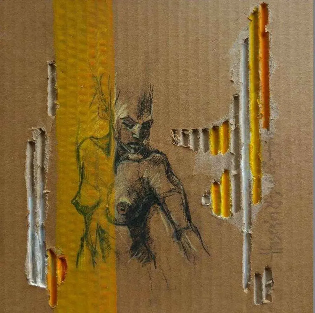 HÜSEYİN ÖZNÜLÜER — “Ünzile”, 2015 "Ünzile" eseri HÜSEYİN ÖZNÜLÜER tarafından 2015 yılında 25x25 cm ölçülerinde Karışık teknik tekniği ile yapılmıştır.