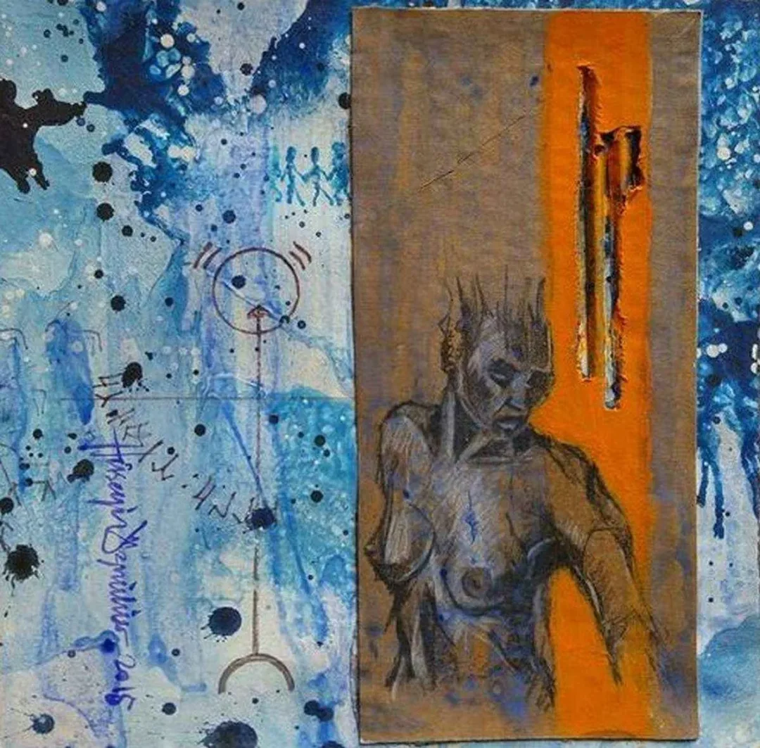 HÜSEYİN ÖZNÜLÜER — “Ünzile”, 2015 "Ünzile" eseri HÜSEYİN ÖZNÜLÜER tarafından 2015 yılında 25x25 cm ölçülerinde Karışık teknik tekniği ile yapılmıştır.