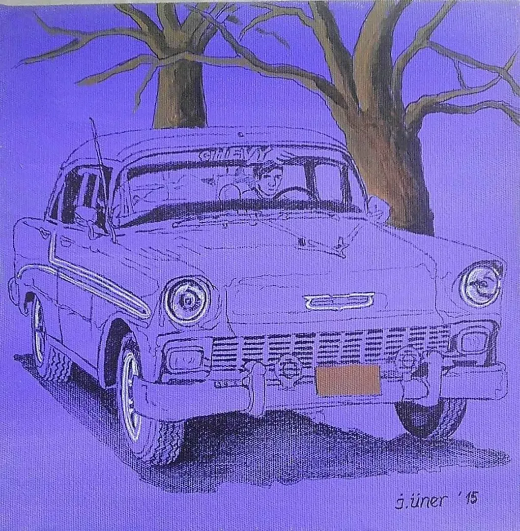 İSMAİL ÜNER — “isimsiz”, 2015 "isimsiz" eseri İSMAİL ÜNER tarafından 2015 yılında 25x25 cm ölçülerinde Tuval üzeri akrilik boya tekniği ile yapılmıştır.