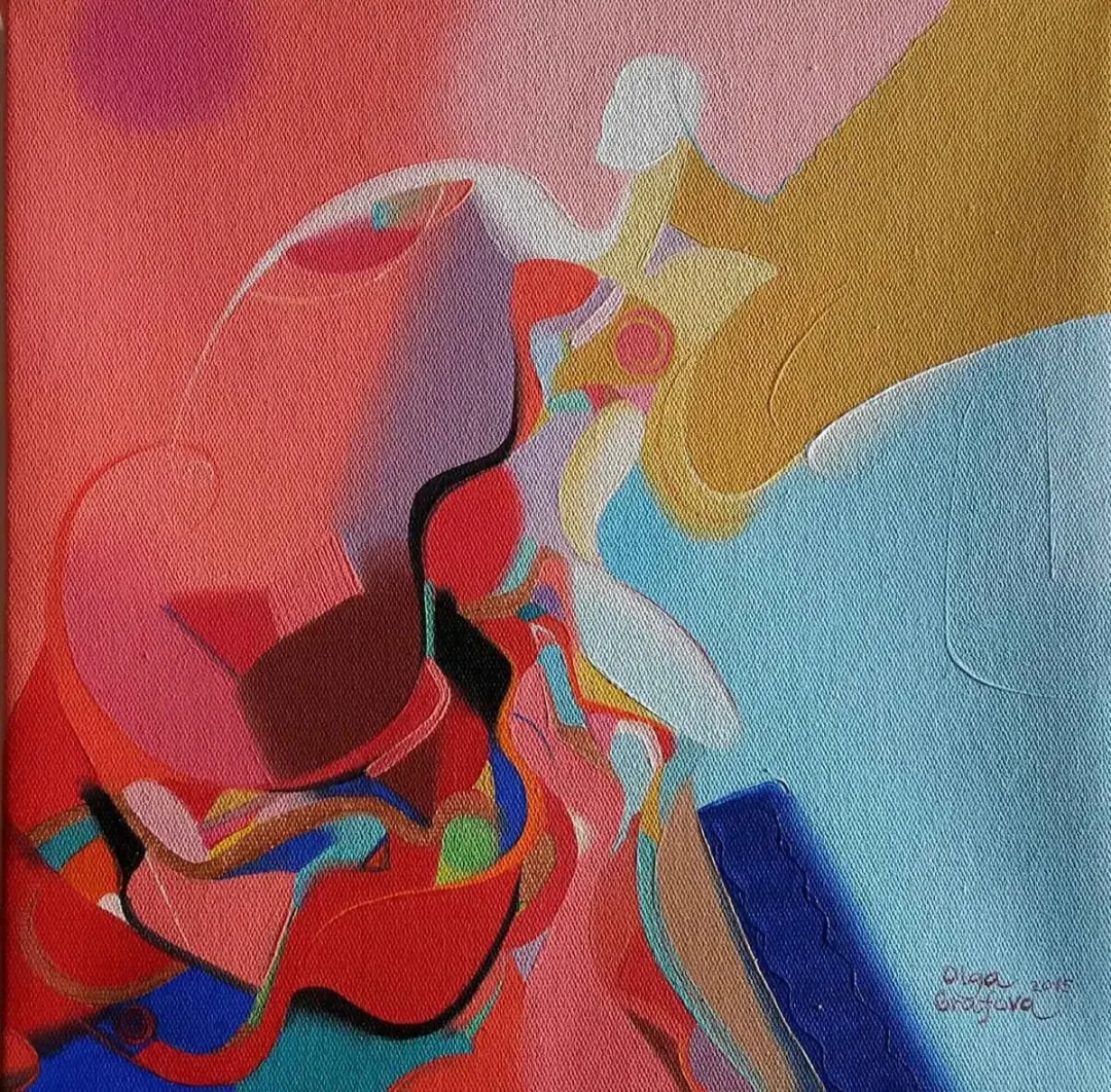 OLGA GRAFOVA DİLEK — “isimsiz”, 2015 "isimsiz" eseri OLGA GRAFOVA DİLEK tarafından 2015 yılında 25x25 cm ölçülerinde Tuval üzeri akrilik boya tekniği ile yapılmıştır.