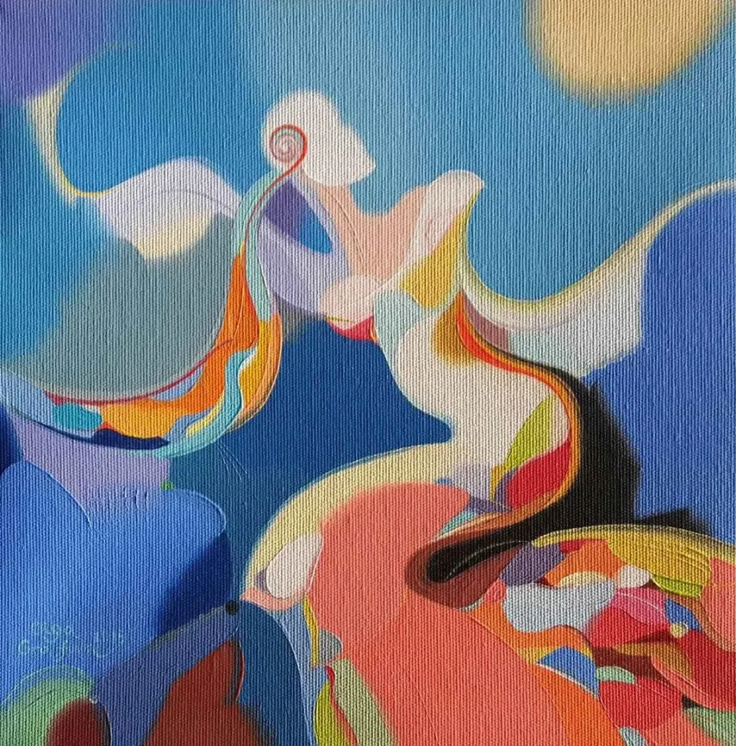 OLGA GRAFOVA DİLEK — “isimsiz”, 2015 "isimsiz" eseri OLGA GRAFOVA DİLEK tarafından 2015 yılında 25x25 cm ölçülerinde Tuval üzeri akrilik boya tekniği ile yapılmıştır.