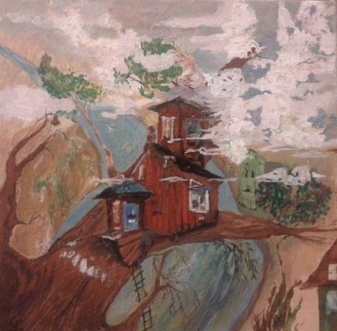 YELİZ DELİCE — “isimsiz”, 2015 "isimsiz" eseri YELİZ DELİCE tarafından 2015 yılında 25x25 cm ölçülerinde Tuval üzeri akrilik boya tekniği ile yapılmıştır.