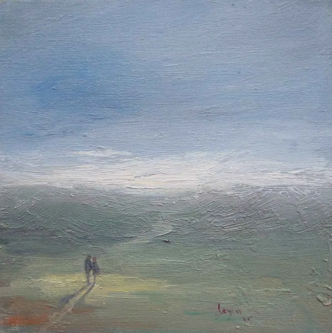 LEYLA KÜÇÜK — “isimsiz”, 2015 "isimsiz" eseri LEYLA KÜÇÜK tarafından 2015 yılında 25x25 cm ölçülerinde Tuval üzeri yağlı boya tekniği ile yapılmıştır.