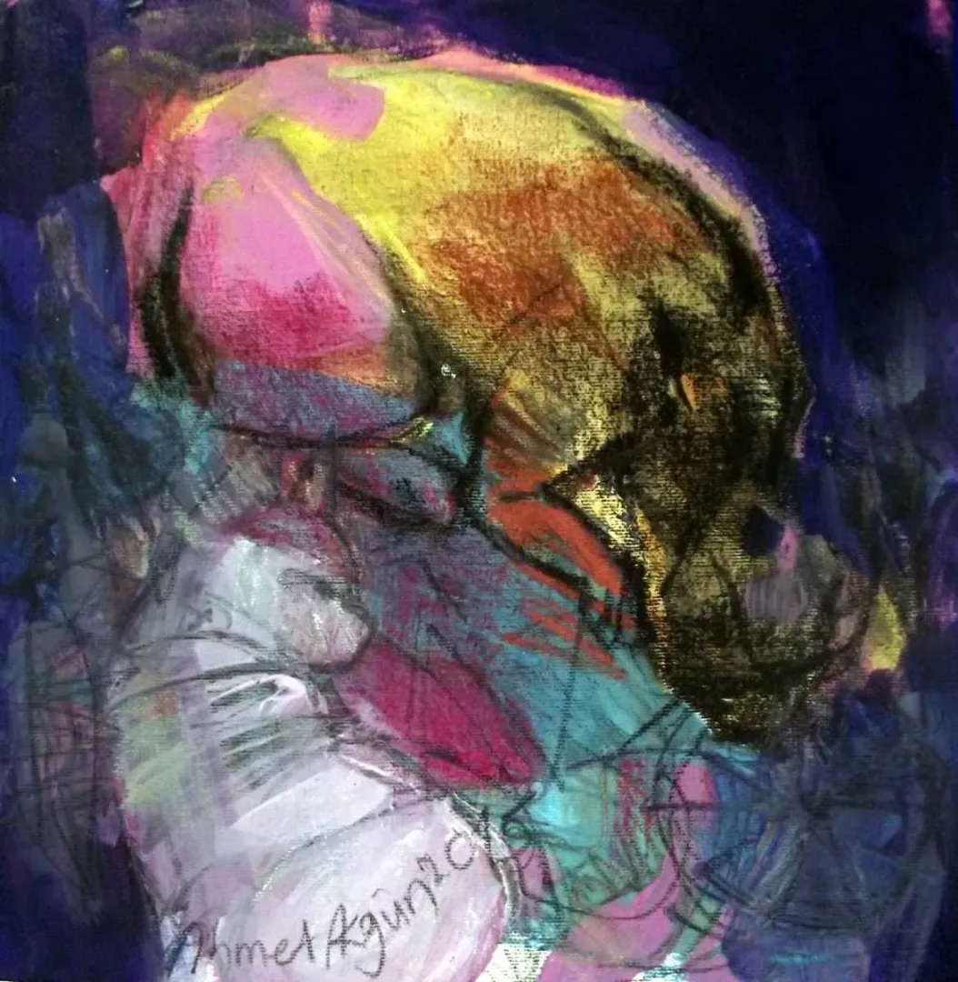 AHMET AKGÜN — “isimsiz”, 2015 "isimsiz" eseri AHMET AKGÜN tarafından 2015 yılında 25x25 cm ölçülerinde Tuval üzeri yağlı boya tekniği ile yapılmıştır.