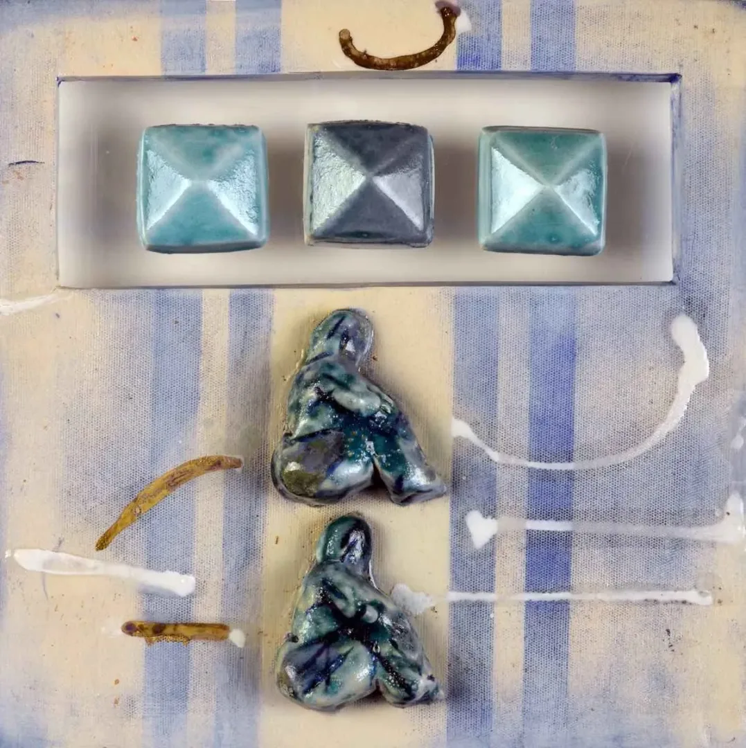AYSUN ÇÖLBAYIR DİNİZ — “isimsiz”, 2015 "isimsiz" eseri AYSUN ÇÖLBAYIR DİNİZ tarafından 2015 yılında 25x25 cm ölçülerinde Tuval üzeri karışık teknik tekniği ile yapılmıştır.