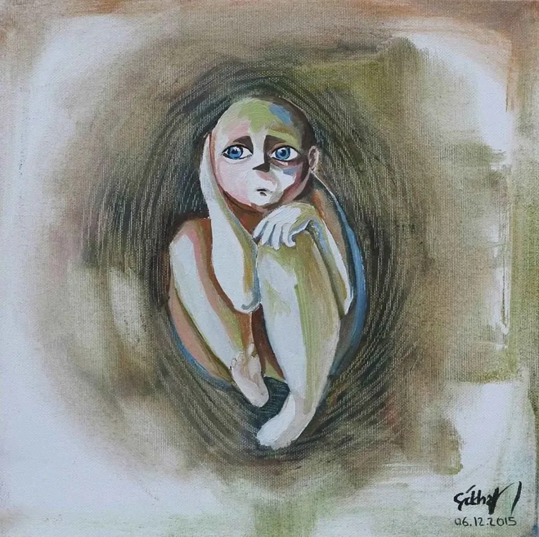 GÖKHAN CIVIK — “isimsiz”, 2015 "isimsiz" eseri GÖKHAN CIVIK tarafından 2015 yılında 25x25 cm ölçülerinde Tuval üzeri yağlı boya tekniği ile yapılmıştır.