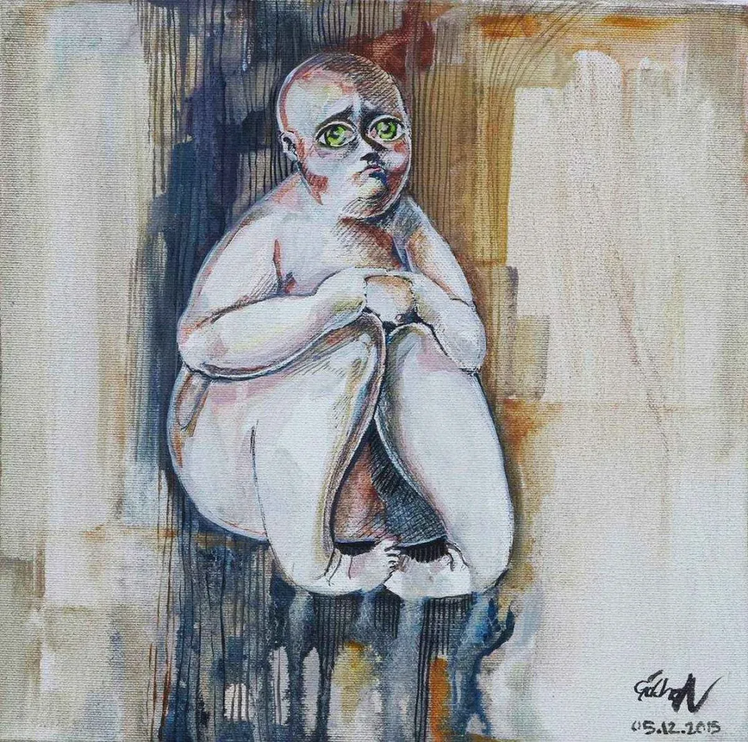 GÖKHAN CIVIK — “isimsiz”, 2015 "isimsiz" eseri GÖKHAN CIVIK tarafından 2015 yılında 25x25 cm ölçülerinde Tuval üzeri yağlı boya tekniği ile yapılmıştır.