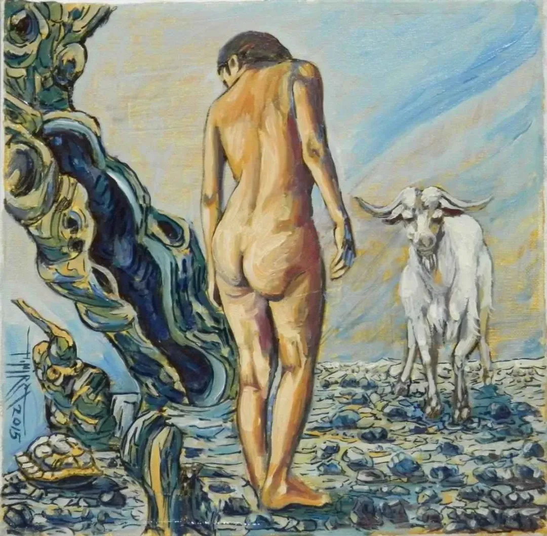 HASAN MİRZA — “isimsiz”, 2015 "isimsiz" eseri HASAN MİRZA tarafından 2015 yılında 25x25 cm ölçülerinde Tuval üzeri akrilik boya tekniği ile yapılmıştır.