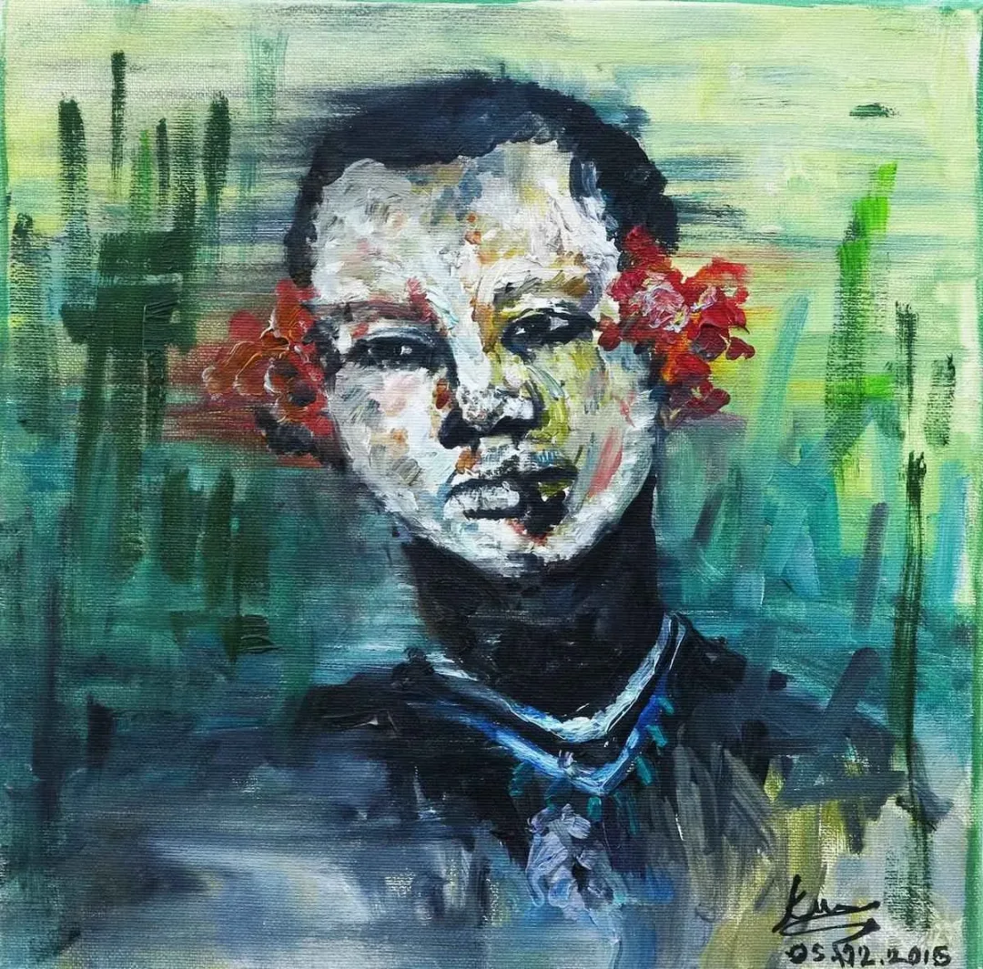 MELTEM KIZANÇ — “isimsiz”, 2015 "isimsiz" eseri MELTEM KIZANÇ tarafından 2015 yılında 25x25 cm ölçülerinde Tuval üzeri yağlı boya tekniği ile yapılmıştır.