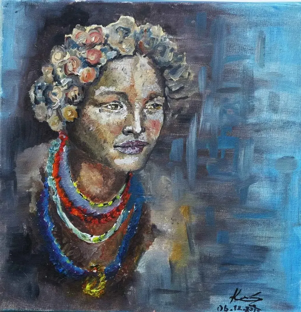 MELTEM KIZANÇ — “isimsiz”, 2015 "isimsiz" eseri MELTEM KIZANÇ tarafından 2015 yılında 25x25 cm ölçülerinde Tuval üzeri yağlı boya tekniği ile yapılmıştır.