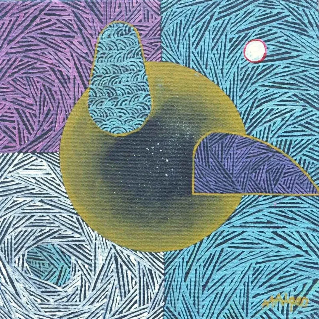MENNAN ALGAN — “isimsiz”, 2015 "isimsiz" eseri MENNAN ALGAN tarafından 2015 yılında 25x25 cm ölçülerinde Tuval üzeri yağlı boya tekniği ile yapılmıştır.