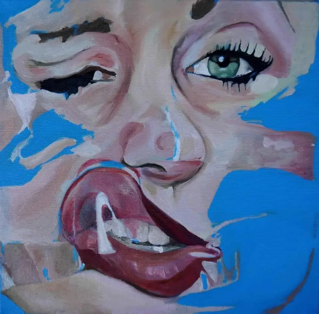 MERVE OYMAN — “isimsiz”, 2015 "isimsiz" eseri MERVE OYMAN tarafından 2015 yılında 25x25 cm ölçülerinde Tuval üzeri akrilik boya tekniği ile yapılmıştır.