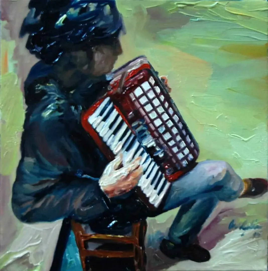 ONUR ÇETİN — “isimsiz”, 2015 "isimsiz" eseri ONUR ÇETİN tarafından 2015 yılında 25x25 cm ölçülerinde Tuval üzeri yağlı boya tekniği ile yapılmıştır.