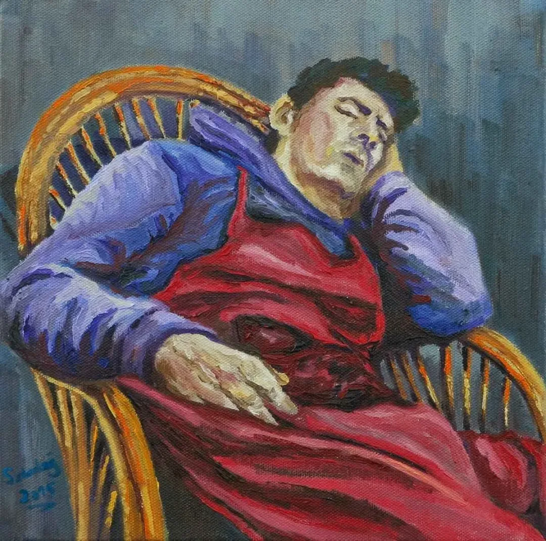 SERHAT ALADAĞ — “isimsiz”, 2015 "isimsiz" eseri SERHAT ALADAĞ tarafından 2015 yılında 25x25 cm ölçülerinde Tuval üzeri yağlı boya tekniği ile yapılmıştır.