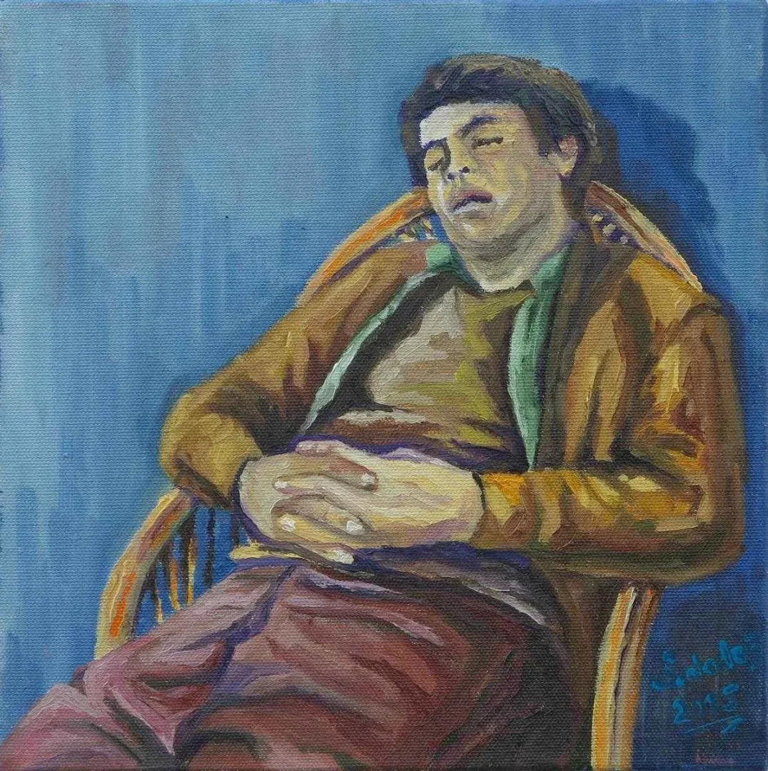 SERHAT ALADAĞ — “isimsiz”, 2015 "isimsiz" eseri SERHAT ALADAĞ tarafından 2015 yılında 25x25 cm ölçülerinde Tuval üzeri yağlı boya tekniği ile yapılmıştır.