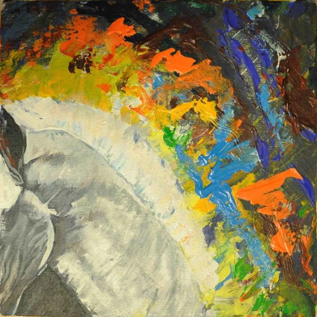 SUAT KORKMAZ — “isimsiz”, 2015 "isimsiz" eseri SUAT KORKMAZ tarafından 2015 yılında 25x25 cm ölçülerinde Tuval üzeri yağlı boya tekniği ile yapılmıştır.