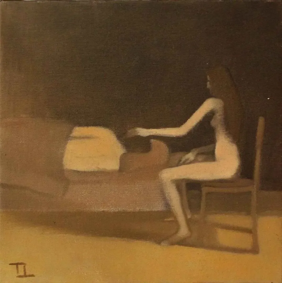 TÜNAY TUNÇ — “isimsiz”, 2015 "isimsiz" eseri TÜNAY TUNÇ tarafından 2015 yılında 25x25 cm ölçülerinde Tuval üzeri yağlı boya tekniği ile yapılmıştır.