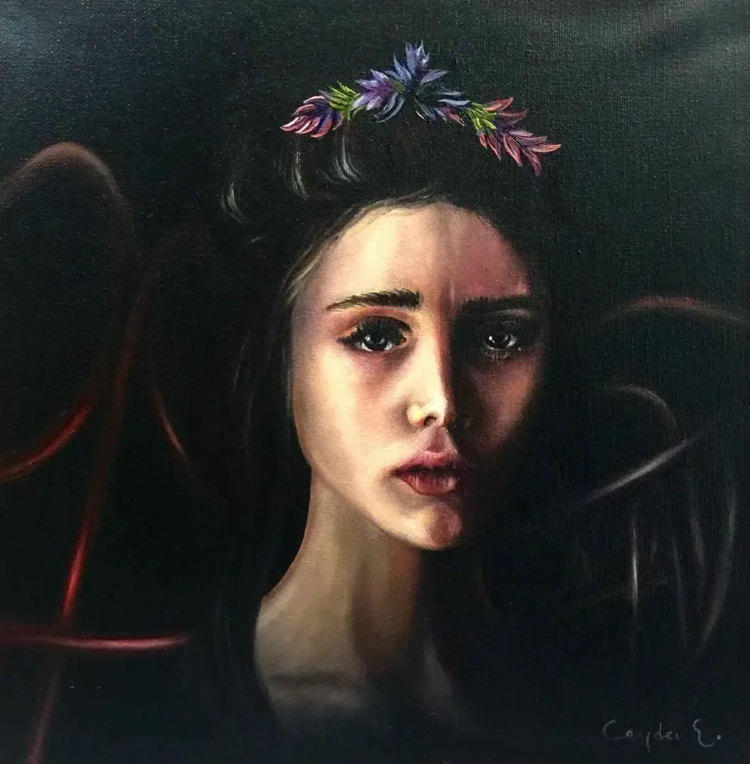 CEYDA ELÇİ — “isimsiz”, 2015 "isimsiz" eseri CEYDA ELÇİ tarafından 2015 yılında 25x25 cm ölçülerinde Tuval üzeri yağlı boya tekniği ile yapılmıştır.
