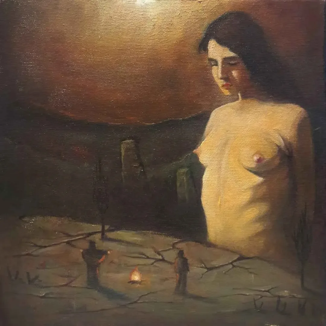 ERDİ KORKMAZ — “isimsiz”, 2015 "isimsiz" eseri ERDİ KORKMAZ tarafından 2015 yılında 25x25 cm ölçülerinde Tuval üzeri yağlı boya tekniği ile yapılmıştır.