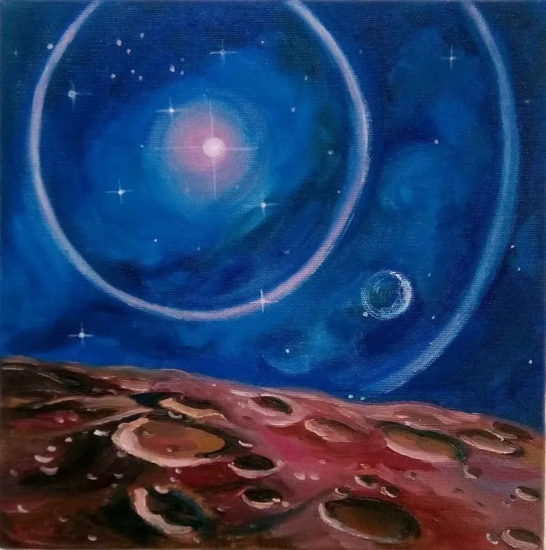 ŞERİFE ŞEN — “isimsiz”, 2015 "isimsiz" eseri ŞERİFE ŞEN tarafından 2015 yılında 25x25 cm ölçülerinde Tuval üzeri yağlı boya tekniği ile yapılmıştır.