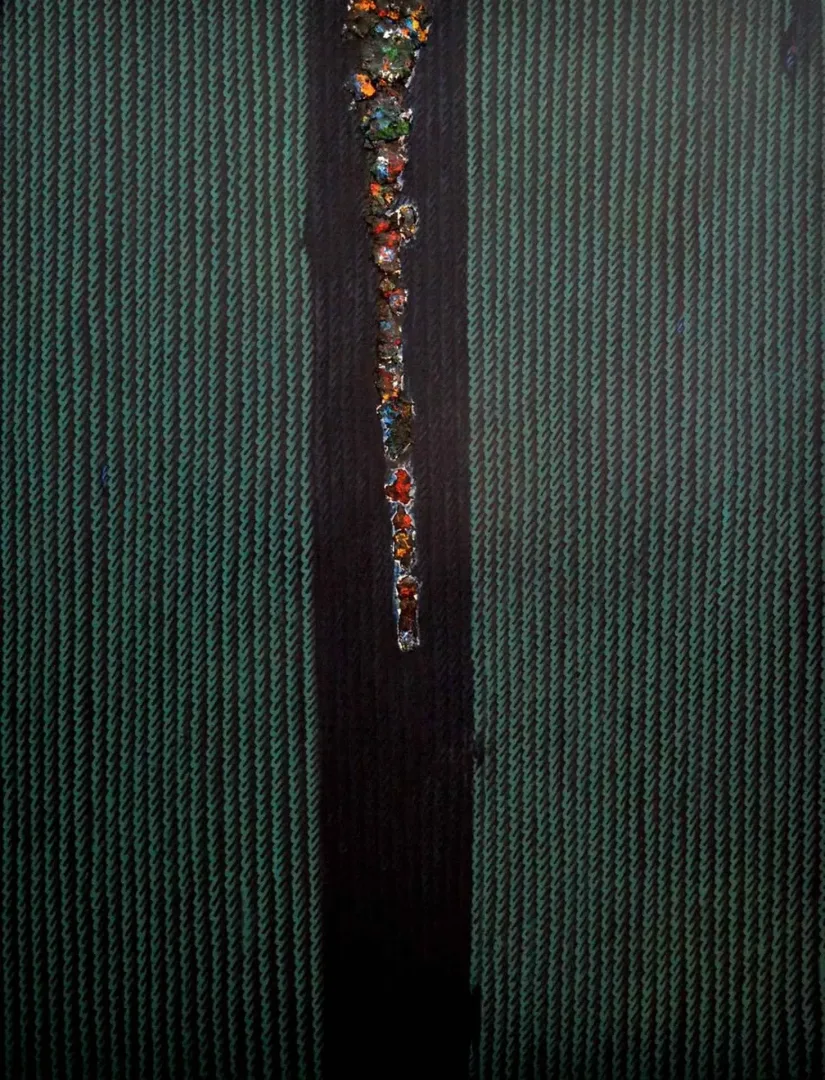 AHMET YEŞİL — “Görsel Dokunuşlar”, 2015 "Görsel Dokunuşlar" eseri AHMET YEŞİL tarafından 2015 yılında 180x140 cm ölçülerinde Tuval üzeri yağlı boya tekniği ile yapılmıştır.