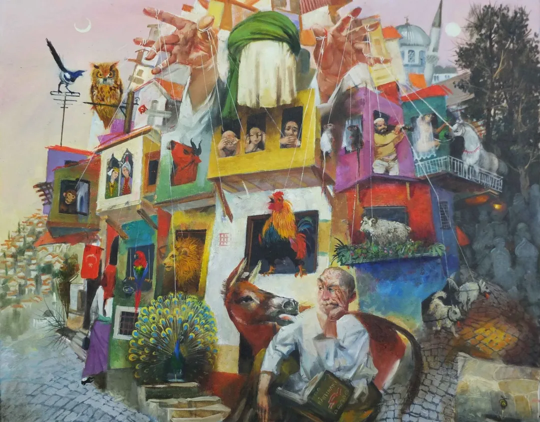 HIZIR TEPPEEV — 2016 Bu eser HIZIR TEPPEEV tarafından 2016 yılında 100x110 cm ölçülerinde Tuval üzeri yağlı boya tekniği ile yapılmıştır.