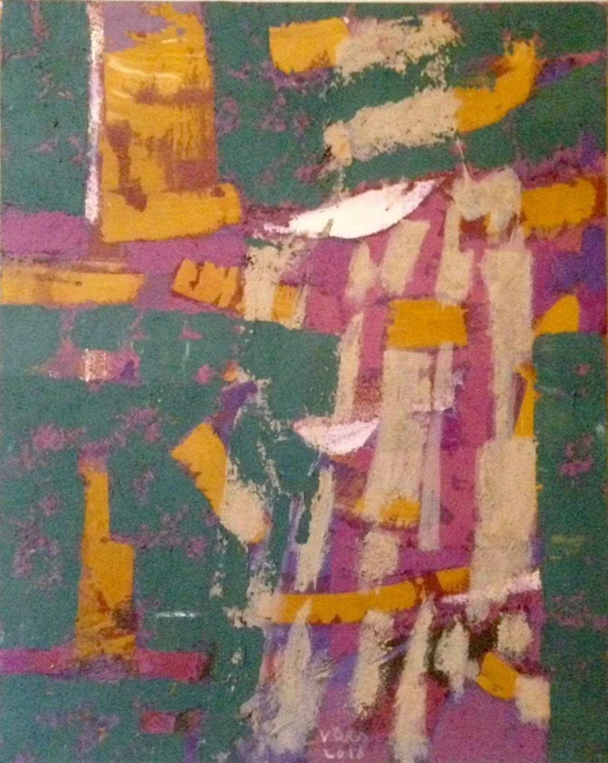 VEDAT ÖRS — 2016 Bu eser VEDAT ÖRS tarafından 2016 yılında 100x80 cm ölçülerinde Tuval üzeri karışık teknik tekniği ile yapılmıştır.