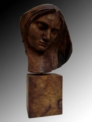 Bu eser HAKAN ERASLAN tarafından 2016 yılında 56x26x22 cm ölçülerinde Ağaç yontu tekniği ile yapılmıştır.