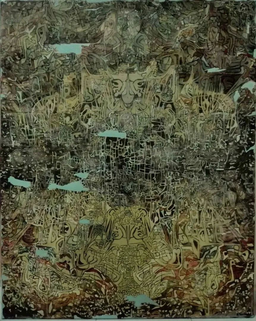BİNNUR YÜCEBAŞ RUOCCO — 2016 Bu eser BİNNUR YÜCEBAŞ RUOCCO tarafından 2016 yılında 100x80 cm ölçülerinde Tuval üzeri yağlı boya tekniği ile yapılmıştır.