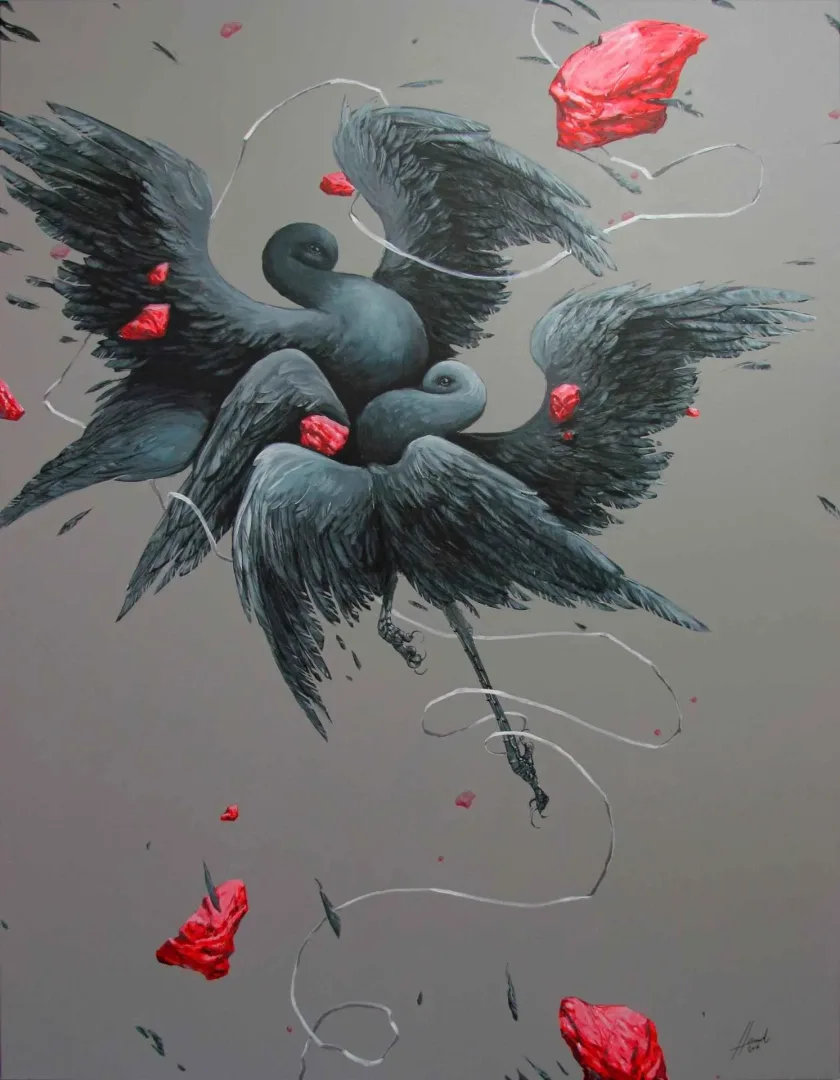 HEMAD JAVADZADE — 2016 Bu eser HEMAD JAVADZADE tarafından 2016 yılında 180x140 cm ölçülerinde Tuval üzeri yağlı boya tekniği ile yapılmıştır.